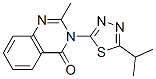 CAS#: 3060-19-3， 2-Methyl-3-(5-Propan-2-Yl-1,3,4-Thiadiazol-2-Yl)Quinazolin-4-One