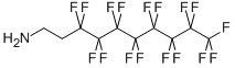 structure of CAS# 30670-30-5, 1H,1H,2H,2H-Perfluorodecylamine;3,3,4,4,5,5,6,6,7,7,8,8,9,9,10,10,10-Heptadecafluorodecan-1-Amine;3,3,4,4,5,5,6,6,7,7,8,8,9,9,10,10,10-Heptadecafluorodecylamine;1H,1H,2H,2H-Perfluorodecylamine 99%