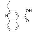 structure of CAS# 306749-60-0, 2-Isopropylquinoline-4-Carboxylic Acid