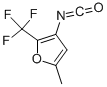 structure of CAS# 306935-03-5, 5-Methyl-2-(Trifluoromethyl)-3-Furyl Isocyanate;Furan, 3-Isocyanato-5-Methyl-2-(Trifluoromethyl)- (9CI);5-Methyl-2-(Trifluoromethyl)Fur-3-Yl Isocyanate;5-METHYL-2-(TRIFLUOROMETHYL)-3-FURYL ISOCYANATE