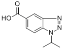 structure of CAS# 306935-41-1, 1-Isopropyl-1H-1,2,3-Benzotriazole-5-Carboxylic Acid;1-ISOPROPYL-1H-BENZO[D][1,2,3]TRIAZOLE-5-CARBOXYLIC ACID;1-ISOPROPYL-1H-1,2,3-BENZOTRIAZOLE-5-CARBOXYLIC ACID;1-(1-METHYLETHYL)-1H-BENZOTRIAZOLE-5-CARBOXYLIC ACID