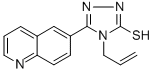 CAS 登录号：306935-48-8， 4-烯丙基-5-喹啉-6-基-4H-1,2,4-三唑-3-硫醇