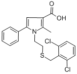 CAS#: 306936-26-5， 1-(2,6-Dichlorobenzyl)Thioethyl-2-Methyl 5-Phenylpyrrole-3-Carboxylic Acid
