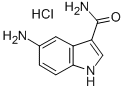 structure of CAS# 306936-36-7, 3-(Aminocarbonyl)-1H-indol-5-amine hydrochloride;3-(AMINOCARBONYL)-1H-INDOL-5-AMINE HYDROCHLORIDE 0.5 HYDRATE;5-Amino-1H-Indole-3-Carboxamide Hydrochloride, Tech;3-(Aminocarbonyl)-1H-Indol-5-Amine Hydrochloride