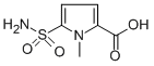 structure of CAS# 306936-62-9, 5-(Aminosulfonyl)-1-Methyl-1H-Pyrrole-2-Carboxylic Acid;5-(AMINOSULPHONYL)-1-METHYL-1H-PYRROLE-2-CARBOXYLIC ACID;5-(AMINOSULFONYL)-1-METHYL-1H-PYRROLE-2-CARBOXYLIC ACID;1-Methyl-5-Sulphamoyl-1H-Pyrrole-2-Carboxylic Acid