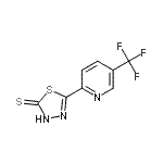 CAS#: 306936-73-2， 5-[5-(Trifluoromethyl)-2-Pyridinyl]-1,3,4-Thiadiazole-2(3H)-Thione