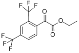 structure of CAS# 306936-81-2, Ethyl 2-[2,4-Bis(Trifluoromethyl)Phenyl]-2-Oxoacetate;Ethyl 2,4-Bis(Trifluoromethyl)Phenylglyoxylate, Ethyl 2,4-Bis(Trifluoromethyl)Benzoyl Formate;ETHYL 2-[2,4-BIS(TRIFLUOROMETHYL)PHENYL]-2-OXOACETATE: TECH.;(2,4-Bis-Trifluoromethyl-Phenyl)-Oxo-Acetic Acidethyl Ester