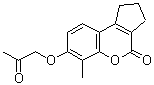 CAS#: 307548-94-3， 6-Methyl-7-(2-Oxopropoxy)-2,3-Dihydrocyclopenta[c]Chromen-4(1H)-One