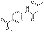 structure of CAS# 30764-23-9, Ethyl 4-(Acetoacetylamino)Benzoate;4-(1,3-Dioxobutylamino)Benzoic Acid Ethyl Ester;4-(Acetoacetylamino)Benzoic Acid Ethyl Ester;Nsc142630