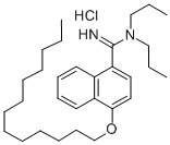 CAS 登录号：30798-94-8， N,N-二丙基-4-十三烷氧基萘-1-甲脒盐酸盐