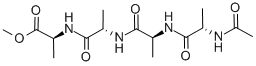 结构式 CAS# 30802-29-0, 乙酰基-丙氨酰-丙氨酰-丙氨酰-丙氨酸甲酯