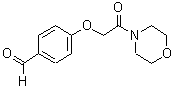 结构式 CAS# 30817-36-8, 4-[2-(4-吗啉基)-2-氧代乙氧基]苯甲醛