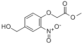 structure of CAS# 308815-81-8, 2-[4-(Hydroxymethyl)-2-Nitrophenoxy]Acetic Acid Methyl Ester;2-[4-(HYDROXYMETHYL)-2-NITROPHENOXY]ACETIC ACID METHYL ESTER;2-[4-(HYDROXYMETHYL)-2-NITROPHENYL]ACETIC ACID METHYL ESTER;METHYL 2-[4-(HYDROXYMETHYL)-2-NITROPHENOXY]ACETATE
