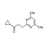 CAS#: 309280-14-6， 1-Cyclopropyl-2-[(4,6-Dimethyl-2-Pyrimidinyl)Sulfanyl]Ethanone