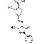 CAS#: 30957-62-1， 2-Hydroxy-4-[(E)-(3-Methyl-5-Oxo-1-Phenyl-4,5-Dihydro-1H-Pyrazol-4-Yl)Diazenyl]Benzoic Acid