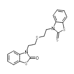 CAS#: 30979-04-5， 3-(2-{[2-(2-Thioxo-1,3-Benzothiazol-3(2H)-Yl)Ethyl]Sulfanyl}Ethyl)-1,3-Benzothiazol-2(3H)-One