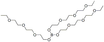 CAS 登录号：30989-07-2， 三[2-[2-(2-乙氧基乙氧基)乙氧基]乙基]硼酸酯