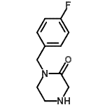 CAS#: 309915-37-5， 1-[(4-Fluorophenyl)Methyl]Piperazin-2-One
