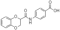 CAS#: 309923-57-7， 4-[(2,3-Dihydro-1,4-Benzodioxin-2-Ylcarbonyl)Amino]Benzoic Acid