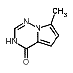 CAS#: 310430-94-5， 7-Methylpyrrolo[2,1-f][1,2,4]Triazin-4(1H)-One