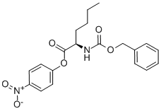 结构式 CAS# 31062-20-1, 苄氧羰基-D-正亮氨酸 4-硝基苯基酯