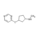 CAS#: 310880-96-7， N-Methyl-3-(4-Pyrimidinyloxy)Cyclopentanamine