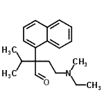 CAS#: 31089-24-4， 2-{2-[Ethyl(Methyl)Amino]Ethyl}-3-Methyl-2-(1-Naphthyl)Butanal