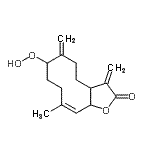CAS#: 31105-79-0， (10Z)-7-Hydroperoxy-10-Methyl-3,6-Bis(Methylene)-3A,4,5,6,7,8,9,11A-Octahydrocyclodeca[b]Furan-2(3H)-One