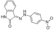 structure of CAS# 31107-06-9, 1H-Indole-2,3-Dione 3-[(4-Nitrophenyl)Hydrazone];3-[2-(4-Nitrophenyl)Hydrazono]-2,3-Dihydro-1H-Indole-2-One;3-[2-(4-Nitrophenyl)Hydrazono]-1H-Indole-2(3H)-One;1H-Indole-2,3-Dione 3-[(4-Nitrophenyl)Hydrazone]