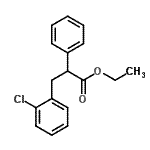 CAS 登录号：31109-83-8， 乙基3-(2-氯苯基)-2-苯丙酸酯