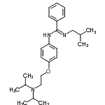 CAS#: 31118-48-6， N'-{4-[2-(Diisopropylamino)Ethoxy]Phenyl}-N-Isobutylbenzenecarboximidamide