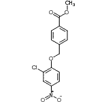 CAS 登录号：31172-02-8， 甲基4-[(2-氯-4-硝基苯氧基)甲基]苯甲酸酯