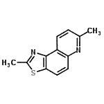 CAS#: 3119-48-0， 2,7-Dimethyl[1,3]Thiazolo[4,5-f]Quinoline