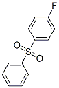 structure of CAS# 312-31-2, 1-Fluoro-4-Phenylsulfonylbenzene;1-Fluoro-4-Phenylsulfonyl-Benzene;Zinc00040535;Sulfone, P-Fluorophenyl Phenyl