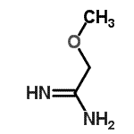 结构式 CAS# 3122-73-4, (1E)-2-甲氧基乙脒