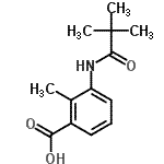 CAS#: 312317-36-5， 3-[(2,2-Dimethylpropanoyl)Amino]-2-Methylbenzoic Acid