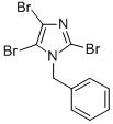 结构式 CAS# 31250-80-3, 1-苄基-2,4,5-三溴-1H-咪唑