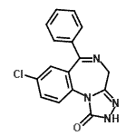 CAS#: 31262-82-5， 8-Chloro-6-Phenyl-4H-[1,2,4]Triazolo[4,3-a][1,4]Benzodiazepin-1-Ol