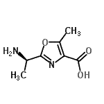 CAS#: 312958-46-6， 2-[(1R)-1-Aminoethyl]-5-Methyl-1,3-Oxazole-4-Carboxylic Acid
