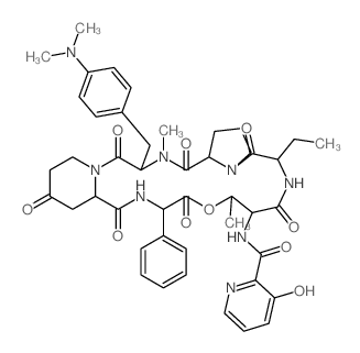 CAS#: 3131-03-1， 4-[4-(Dimethylamino)-N-methyl-L-phenylalanine]virginiamycin S1