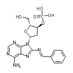 CAS#: 31319-90-1， 8-[(E)-Benzylideneamino]-2'-Deoxyadenosine 3'-(Dihydrogen Phosphate)