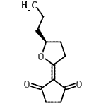 CAS#: 31323-50-9， 2-[(5S)-5-Propyldihydro-2(3H)-Furanylidene]-1,3-Cyclopentanedione
