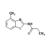 CAS#: 313251-71-7， N-(4-Methyl-1,3-Benzothiazol-2-Yl)Propanamide