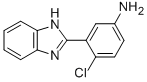 structure of CAS# 313402-16-3, 3-(1H-Benzoimidazol-2-Yl)-4-Chloro-Phenylamine;3-(1H-Benzimidazol-2-Yl)-4-Chloro-Aniline;[3-(1H-Benzimidazol-2-Yl)-4-Chloro-Phenyl]Amine;Eu-0046252