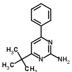 CAS#: 313505-80-5， 4-(2-Methyl-2-Propanyl)-6-Phenyl-2-Pyrimidinamine
