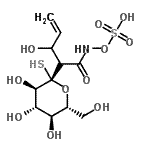CAS 登录号：31362-92-2， 1-C-{(2R)-3-羟基-1-氧代-1-[(磺基氧基)氨基]-4-戊烯-2-基}-1-硫代-beta-D-吡喃葡萄糖