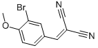 CAS 登录号：313670-97-2， ((3-溴-4-甲氧基苯基)亚甲基)甲烷-1,1-二甲腈