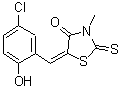 CAS#: 313684-65-0， (5E)-5-(5-Chloro-2-Hydroxybenzylidene)-3-Methyl-2-Thioxo-1,3-Thiazolidin-4-One