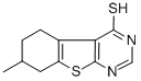 structure of CAS# 314260-78-1, 5,6,7,8-Tetrahydro-7-Methyl-[1]Benzothieno[2,3-d]Pyrimidine-4(3H)-Thione