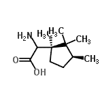 CAS#: 314271-69-7， Amino[(1R,3S)-1,2,2,3-Tetramethylcyclopentyl]Acetic Acid